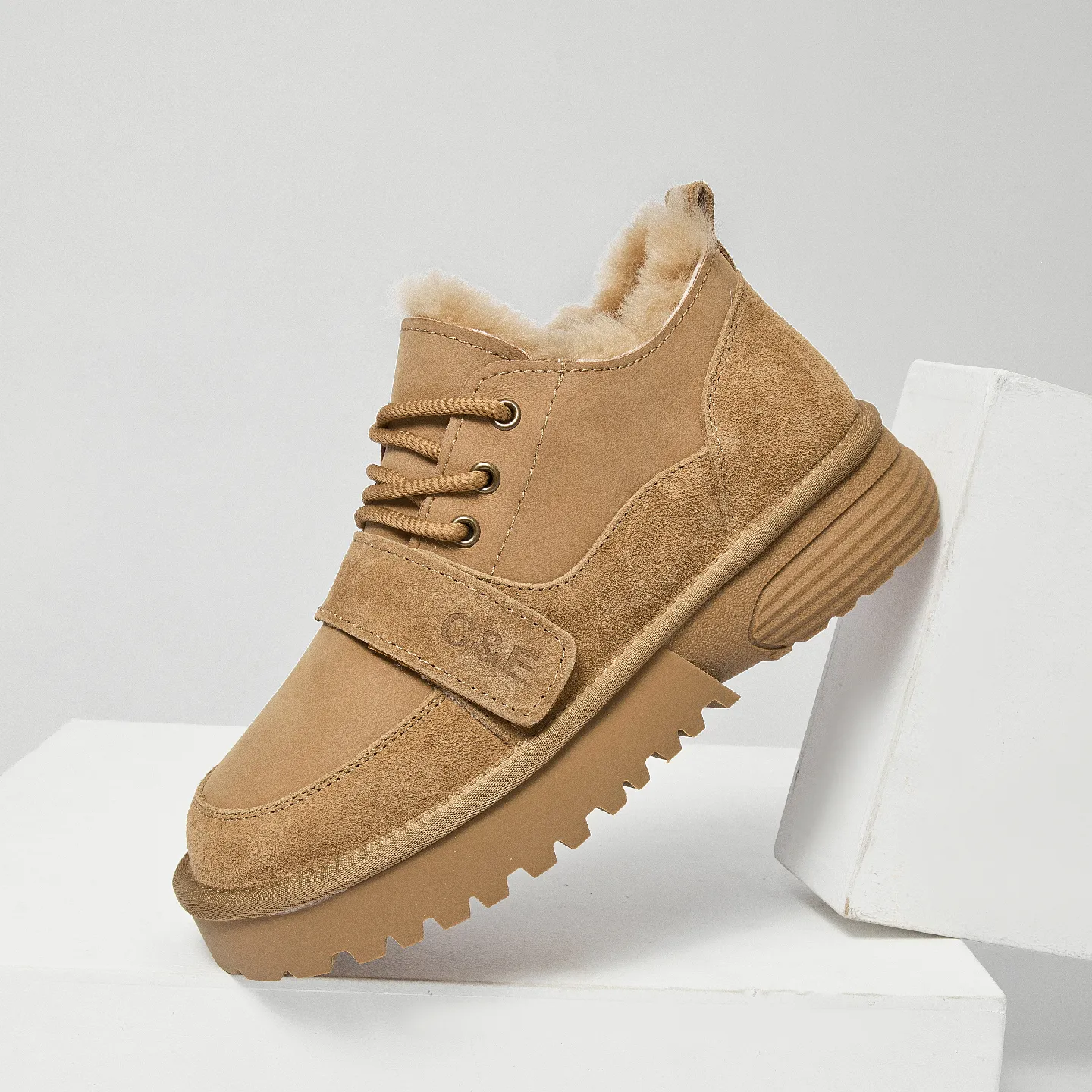 CE Designer Gratis Verzending Oxhide Betaalbare Winter Antislip Sneeuwlaarzen met Dikke Pluche Katoenen Schoenen_voghion.com