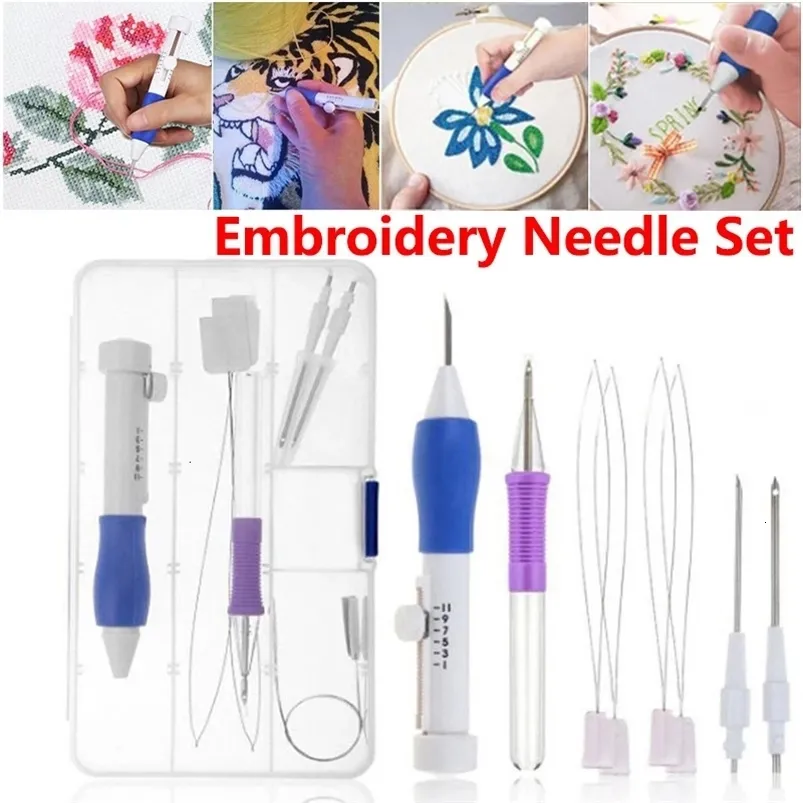 Embroidery Punch Needle Emergency Preparedness Kit Pen Set For DIY ...