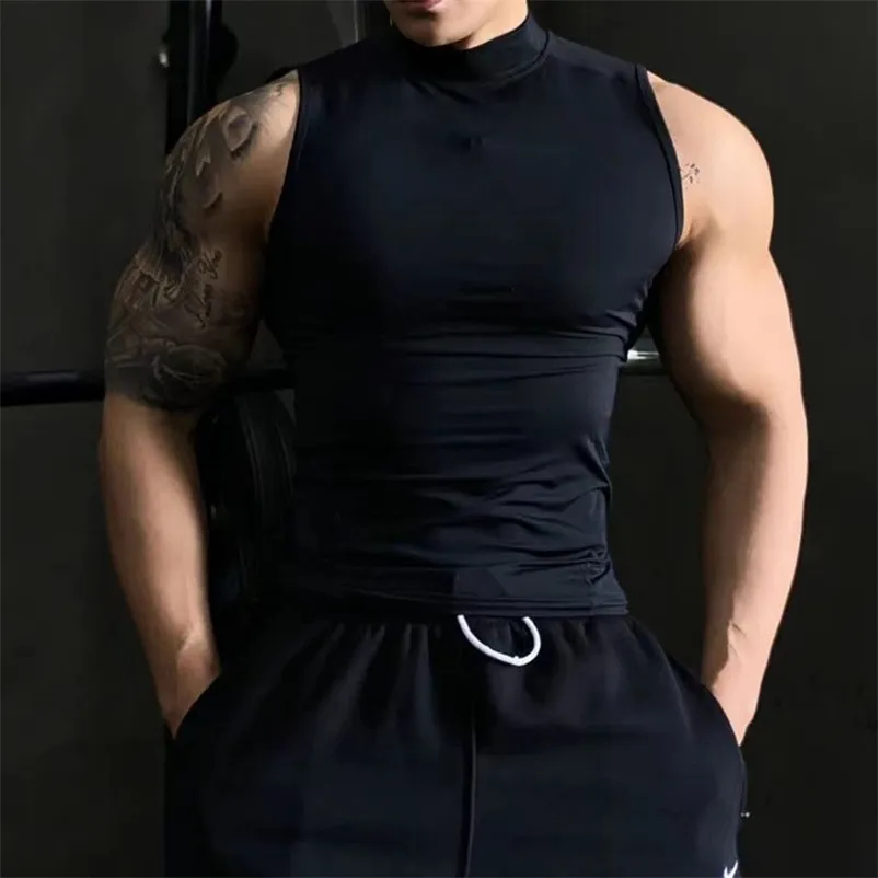 Canotta Da Palestra Uomo In Tessuto Asciugatura Rapida – Muscle Tank Per Bodybuilding, Estiva E Traspirante