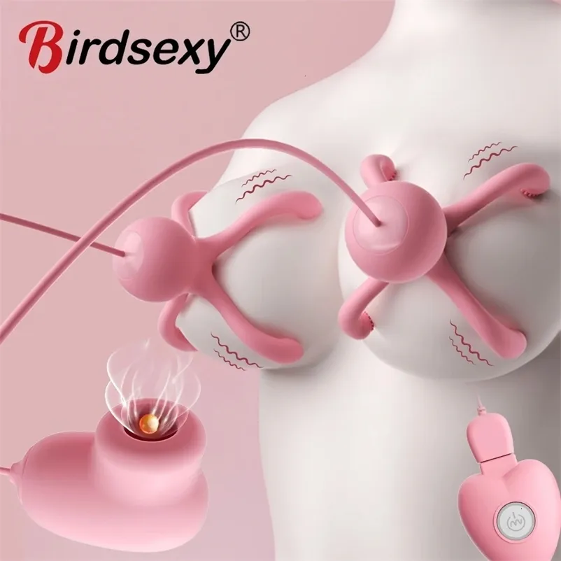 vibrator on nipple Yocare Nipple Vibrator Sex Toy, Nipple Clamps Stimulator Breast Massager  with 10 Powerful Vibrating Modes, Adult Sex Toys for Women Couples in Kenya main image 0