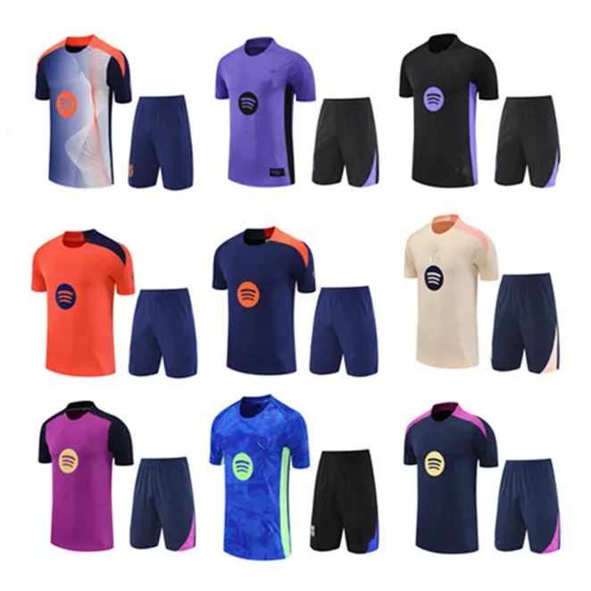 amropi Heren zomer jacquard trainingspak korte mouw rits top en shorts sport outfit set, Kaki, 3XL