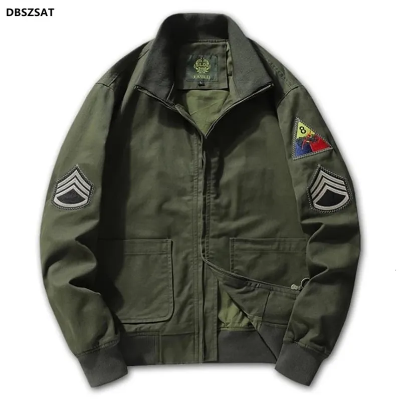 FURY Military Jacket Mens Bomber Cotton Windbreaker From
