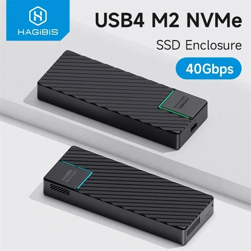 Hagibis USB 40Gbps M.2 NVMe SSD Enclosure, Compatible with