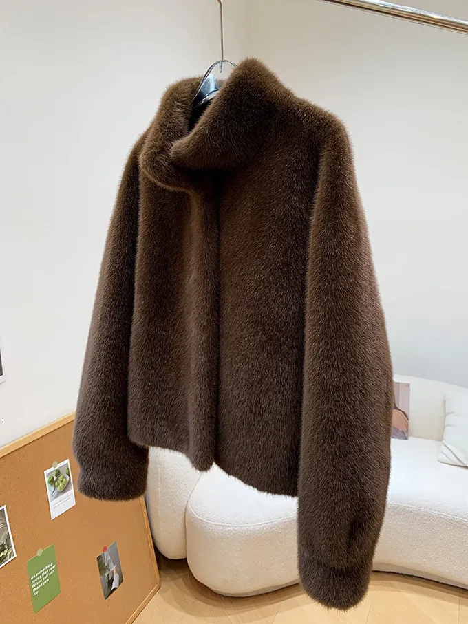 Eco mink coat