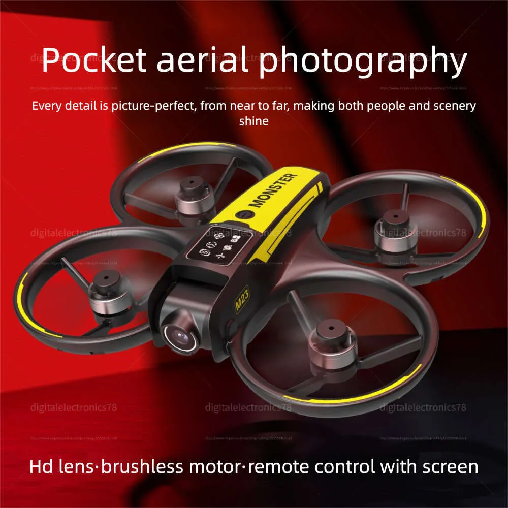 Dron Profesional M23 4K Con Doble Cámara Y Evasión De Obstáculos – Control Por App, Giro 360°, Despegue Con 1 Botón, Batería Dual