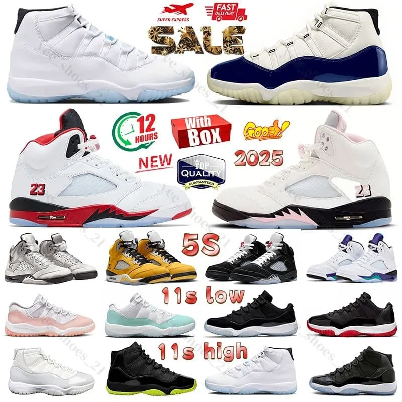 5s 11s With Box Designer Outdoor Shoes Rare LegendBlue Bred Space