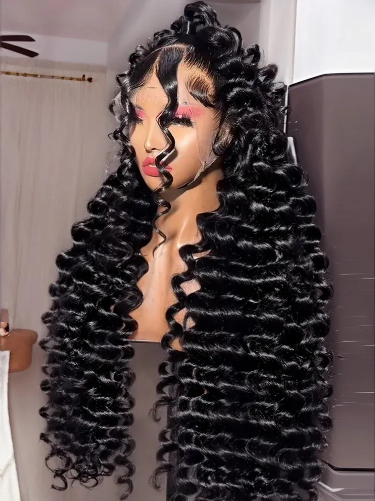 30 40 Inch Brazilian Human Hair Wigs 13x6 HD Lace... From  display picture 1