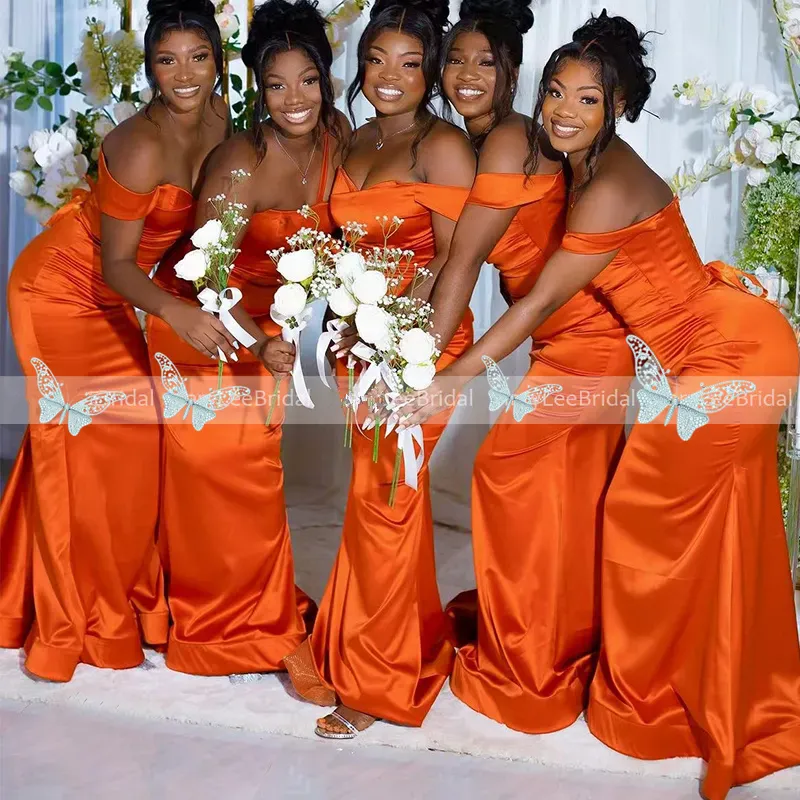 bright orange bridesmaid dresses Burnt Cold Sleeves Order Swatch Color may vary between different fabrics Windsor Sunset Muse Ombre Mesh