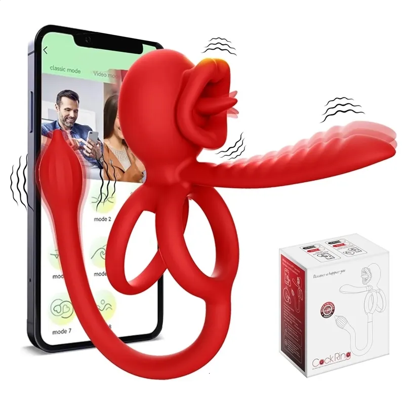 hands free male sex toys 7 Modes Vibrating Cock Ring Sex Toys Penis Ring... From 10,08 €