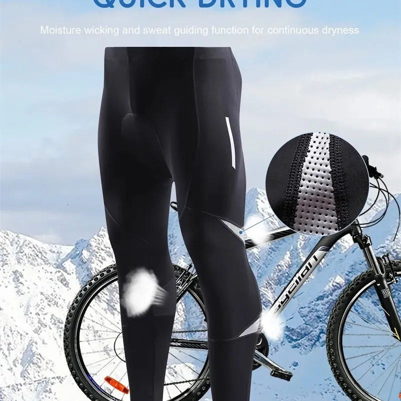 Pantaloni Lunghi Pantaloni Invernali Bici Uomo Pantaloni Invernali