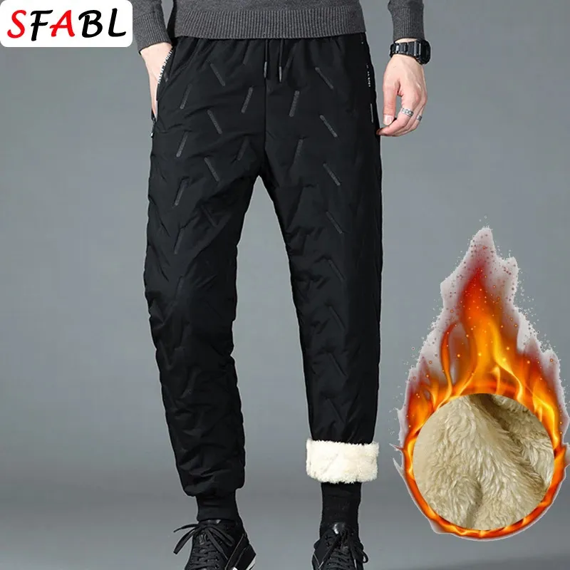Men Inner Pants Winter Thermal Warm Pants For Men, Thick Fleece Inner, Sweatpants ...