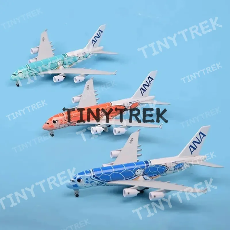 Japanese Airlines ANA Airbus A380 Cartoon Turtle From Tinytrek