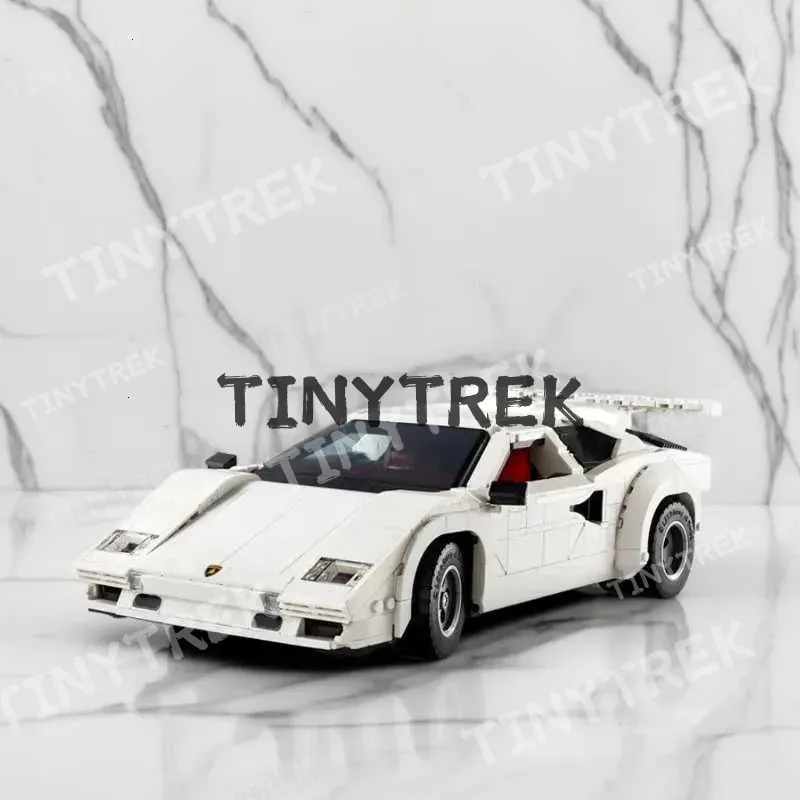 Countach 5000 QV Building Blocks Set Super Racing Vehicle Model ...