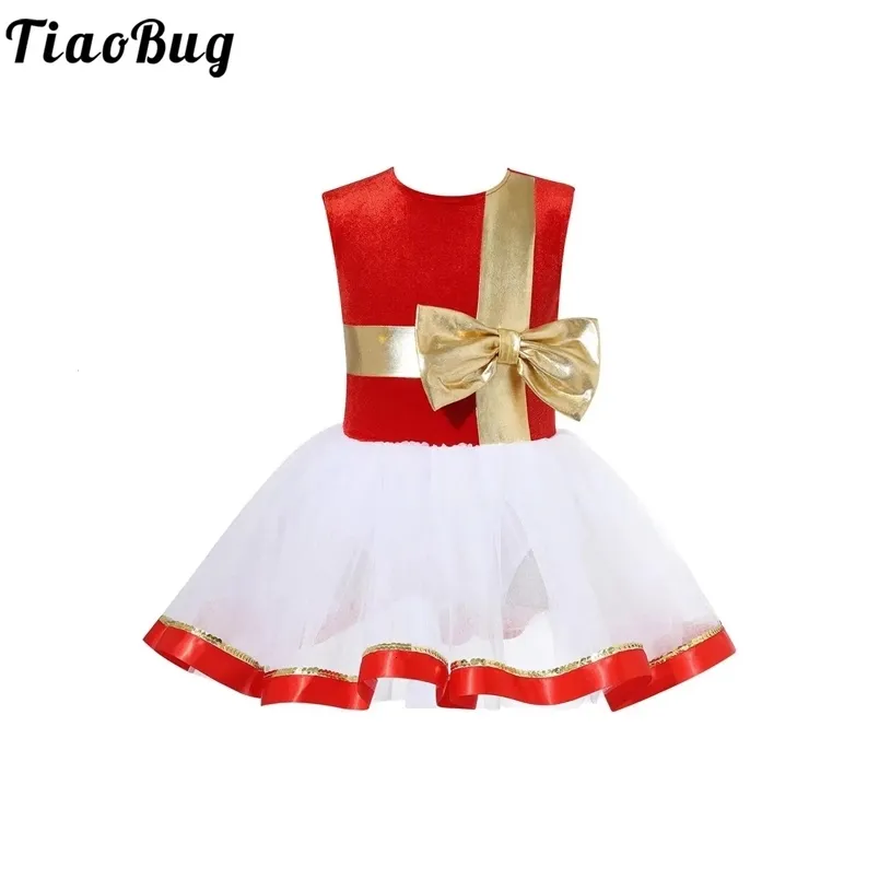 Kids Girls Christmas Dance Costume Ballet Tutu Dress Figure Skating  Gymnastics Leotard Xmas Carnival Party Performance Dancewear 241219 from  Dhgate Girls Dresses - price 30.09