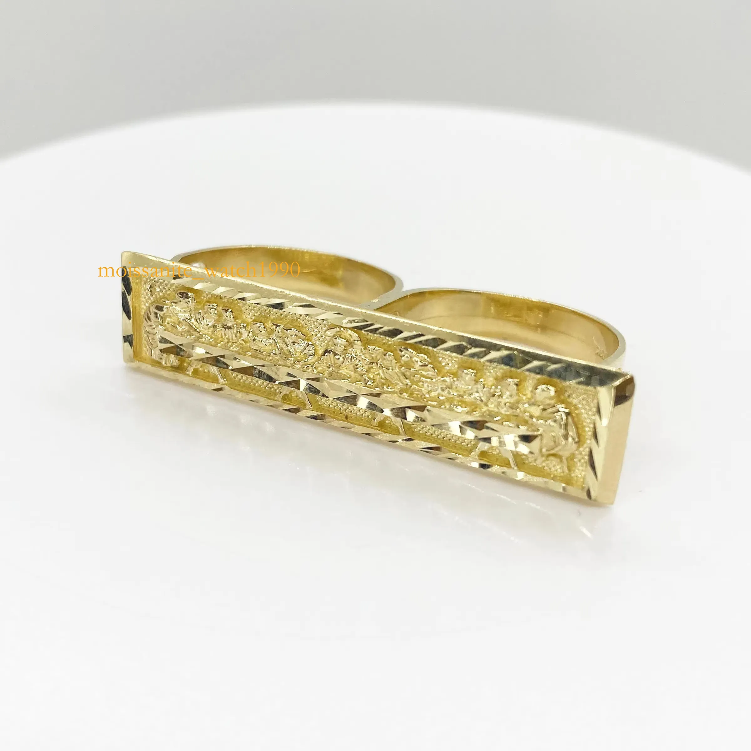 last supper ring two finger rings mens