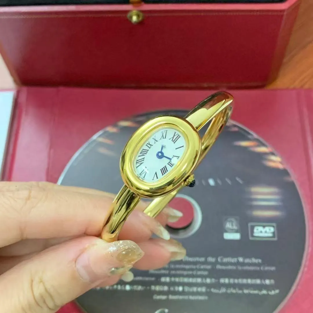 Designer Baignoire Womens Gold Quartz Watch 18×24mm  display picture 1
