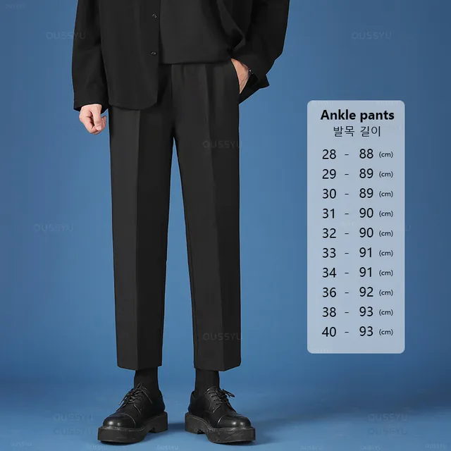 ankle length dress pants in winter Men's Business Casual Set RD-03.29.24 HOT Pattern Alert! Sew Size:us-22w offering comfort and versatility