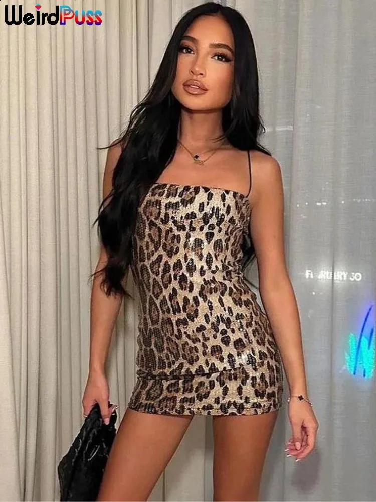 Leopard Print Lingerie Style Sequin Dress: Womens... From Kong02, $14.89 |  DHgate.Com