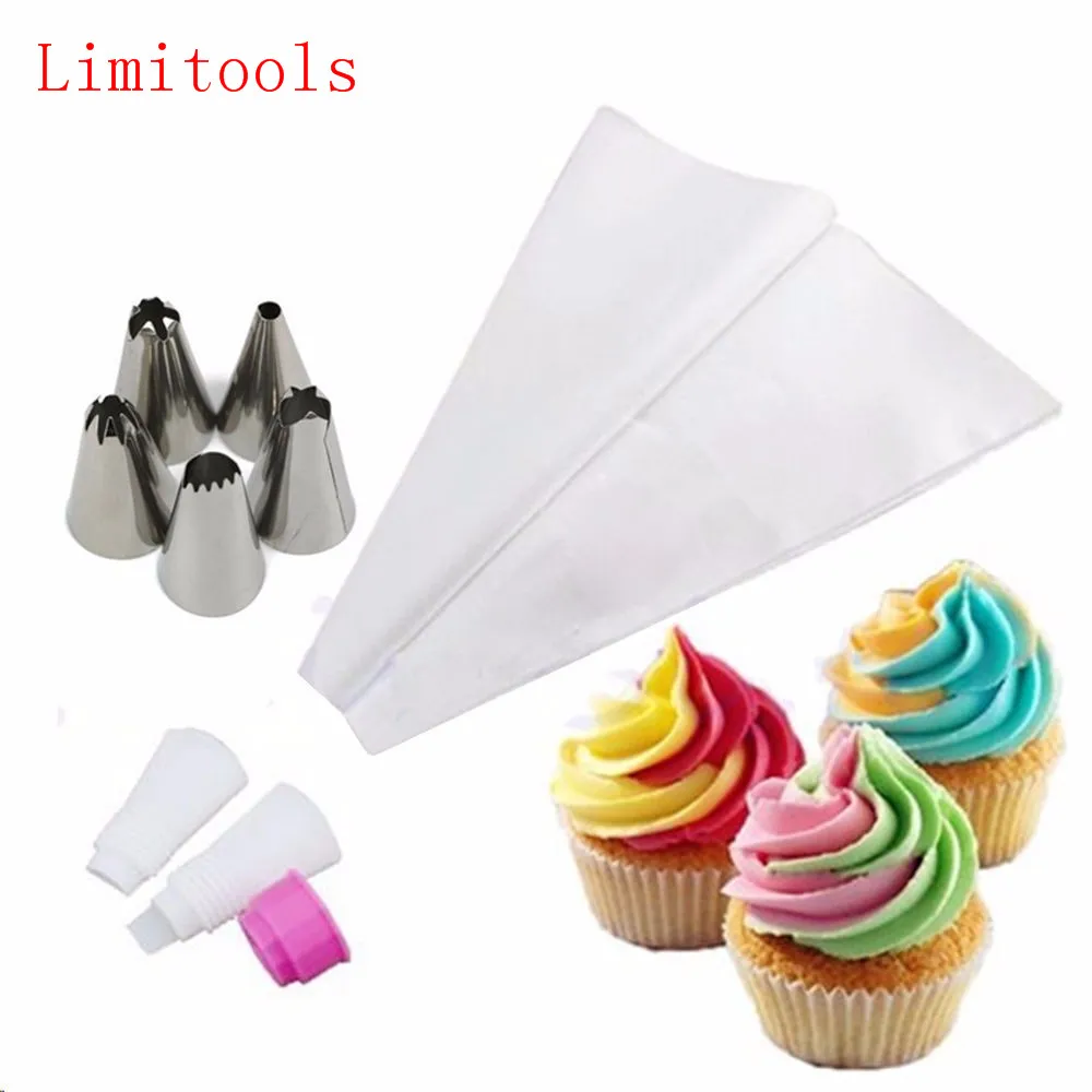 Russian Piping Tips Set - 22 Pcs Cake Decorating Kit With 8 Ball Tips, Pastry Bags, Couplers - View #3