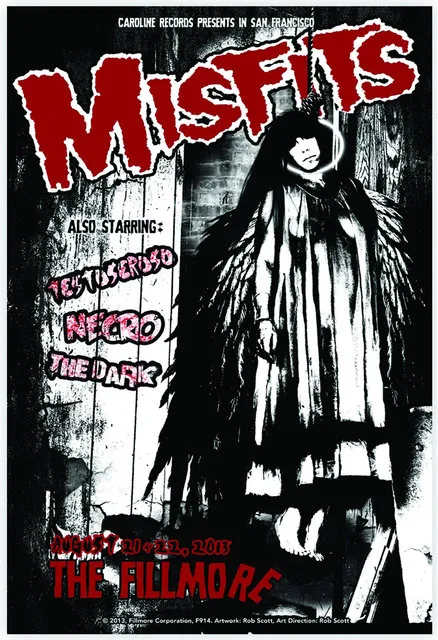 GWAR MISFITS コンサートポスター The Misfits & GWAR Concert Poster by Marco Almera | Poster