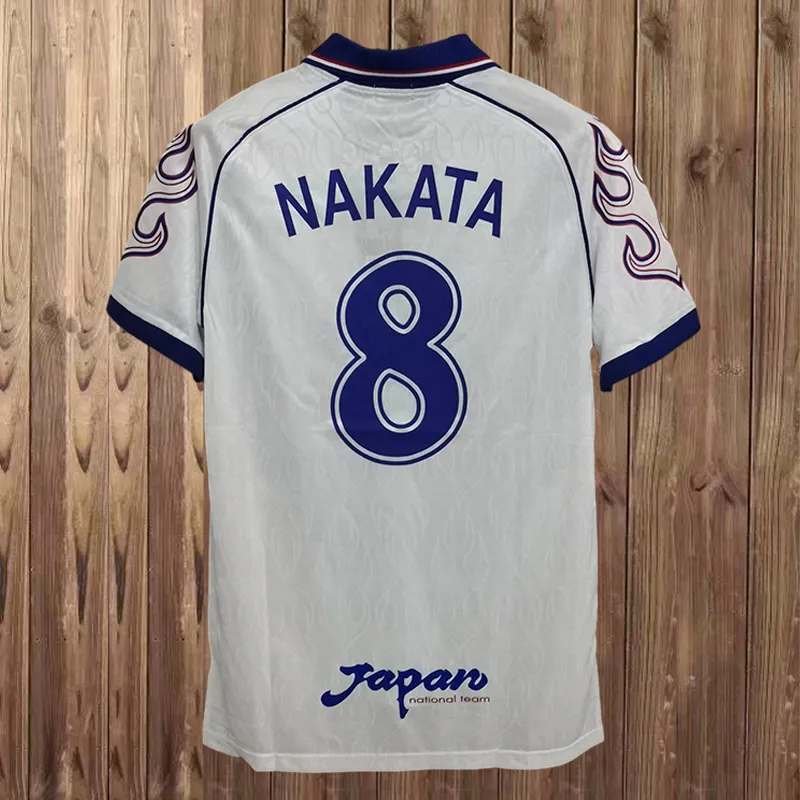 JAPAN1998 WORLD CUP 日本代表 サッカーシャツ NAKATA JAPAN Retro Football Jersey 1998 L- Iconic Player #8 NAKATA