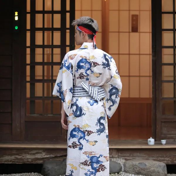 how to tie men's yukata obi