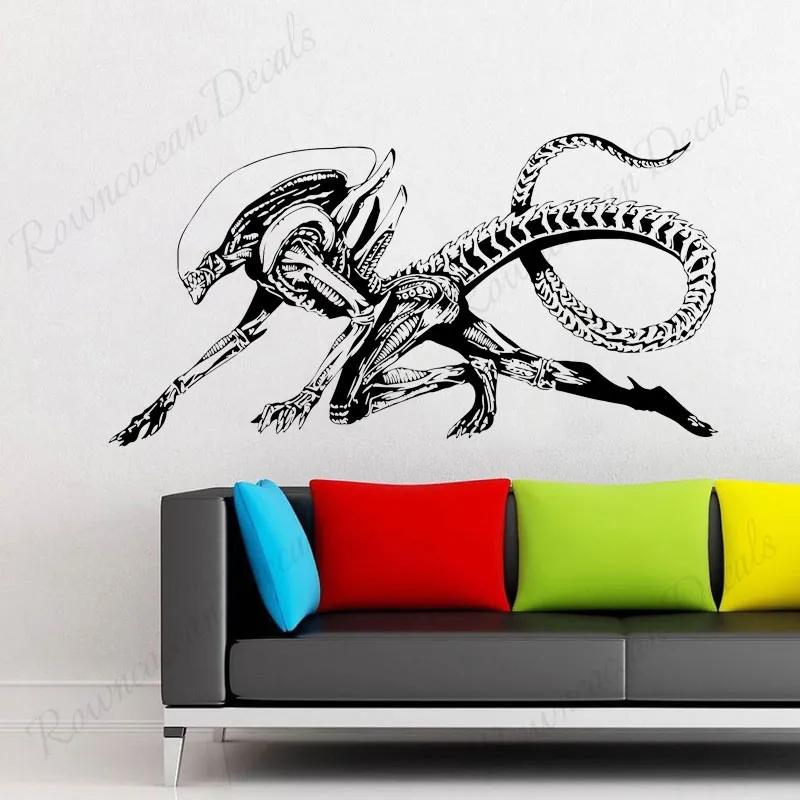 Alien Predator Xenomorph Vinyl Wall Stickers Sci Fi... From Ddmyfeb ...