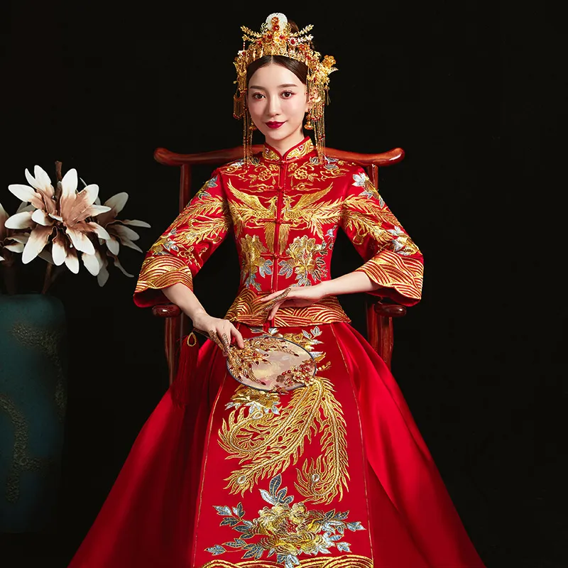 white christmas dresses Chinese Style Classic Blue and White Porcelain Print Cheongsam Dress for Women Blue and White / L