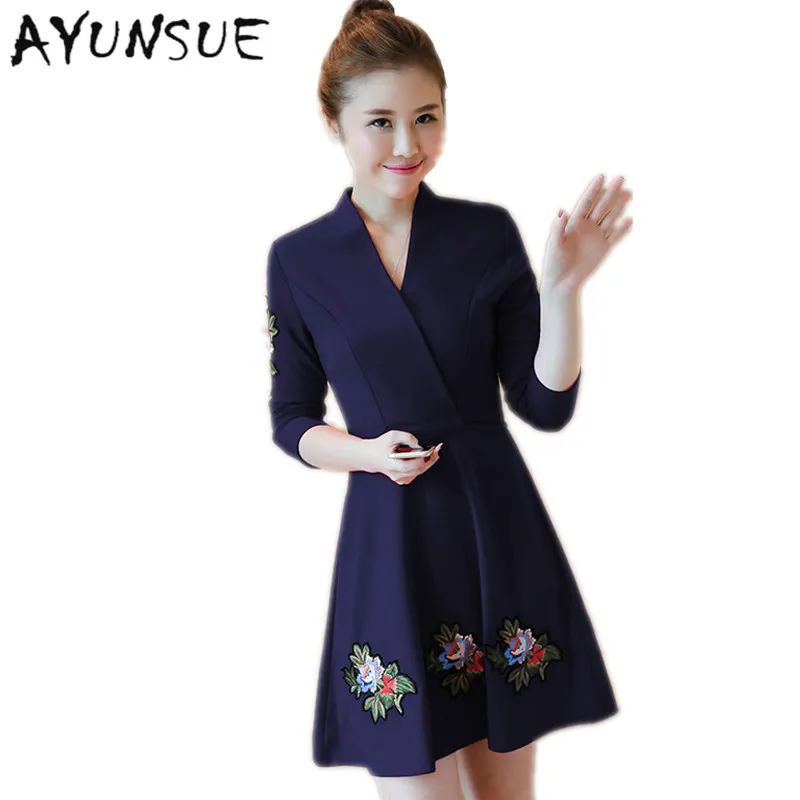 o neck long sleeve flower embroidery slim dress Amazon.com: Vintage Floral Embroidery Dress Women Long Sleeve V Neck A Line Slim  Fit Mesh Single Breasted Elegant Party Dress(Yellow,Medium Short) :  Clothing, Shoes & Jewelry