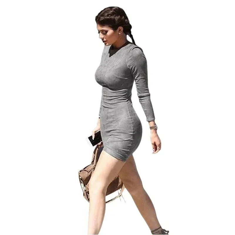 Kylie Jenner Brown Faux Suede Bodycon Dress Long... From Dh2958055, $21.98 In Bulk | DHgate.Com Kylie Jenner Brown Faux Suede Bodycon Dress Long... From Dh2958055, $21.98 In Bulk | DHgate.Com