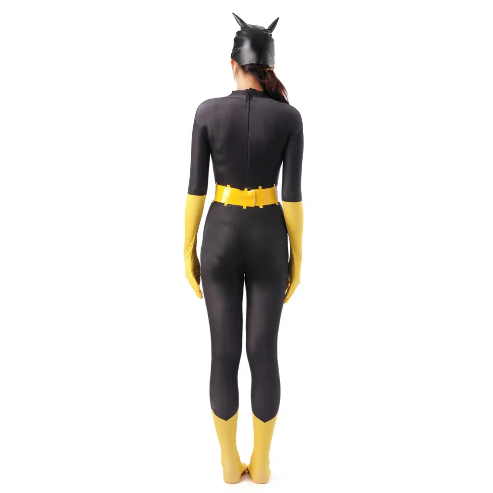 Batwoman Cosplay Costume Bodysuit \u0026 Cape: Black Spandex Jumpsuit With Eye  Mask For Halloween, Carnival \u0026 Superhero Parties From Dh2958055, $46.53 |  DHgate.Com, image size:1000x1000
