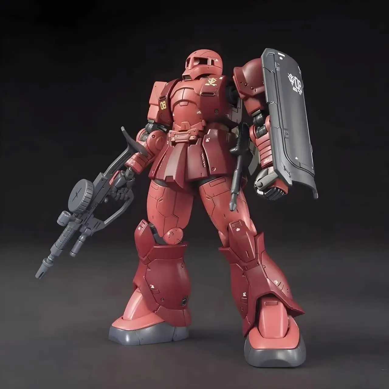 Bandai 1/144 Scale Zaku II (Char Aznable Custom) Gundam Model Kit