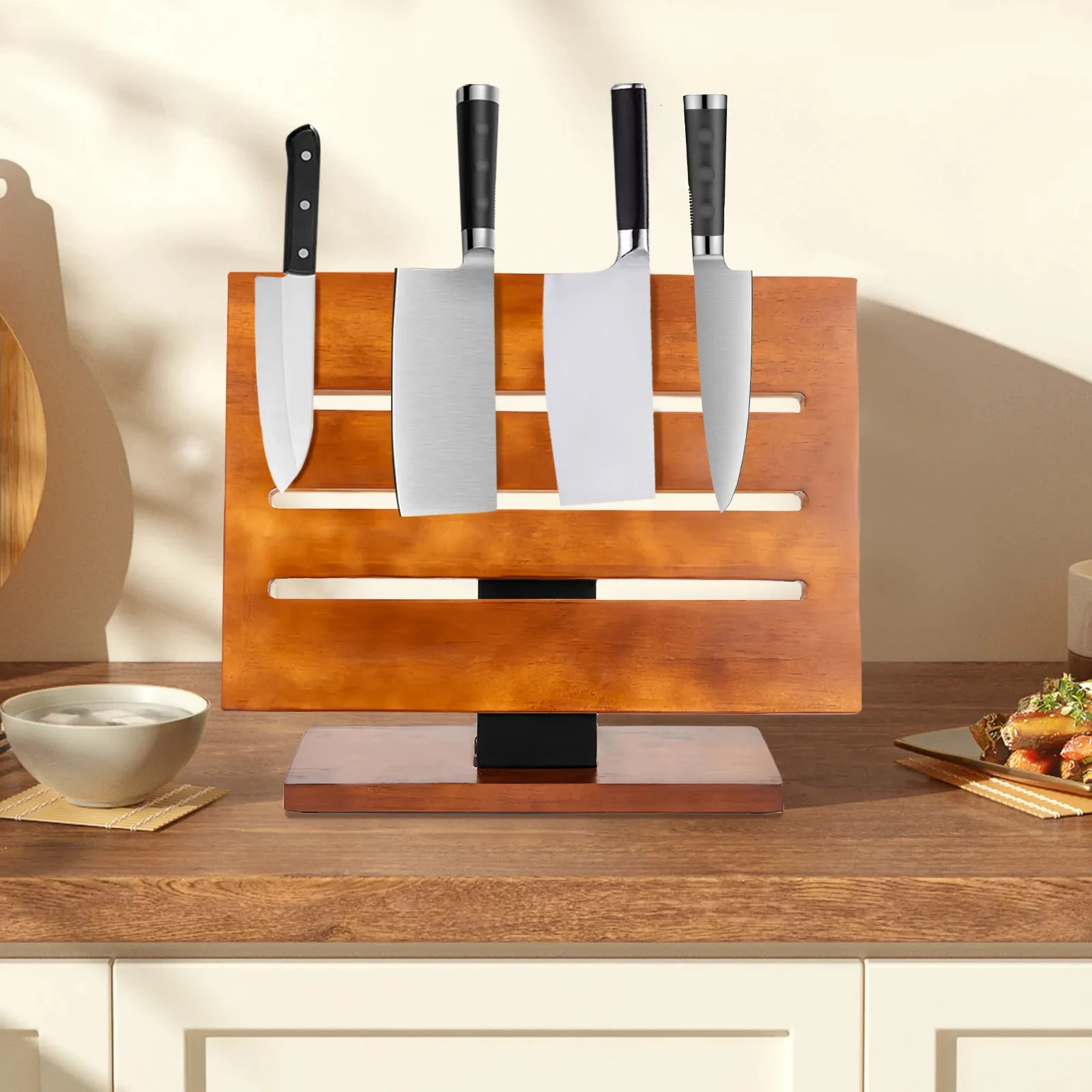 Wood Magnetic Knife Block Holder Detachable Wooden... From Dou08, $28. ...