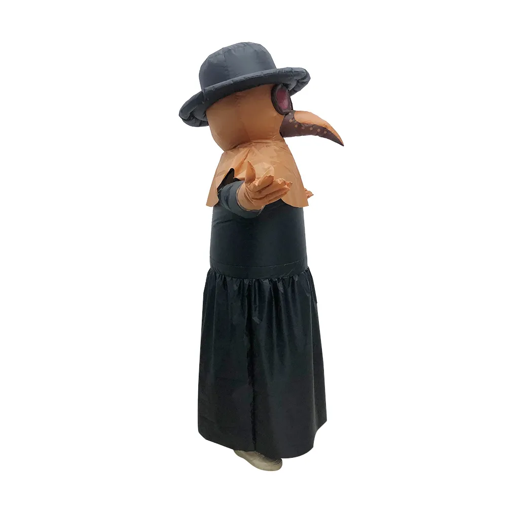 Halloween Plague Doctor Inflatable Costume Halloween Cosplay Outfit For ...