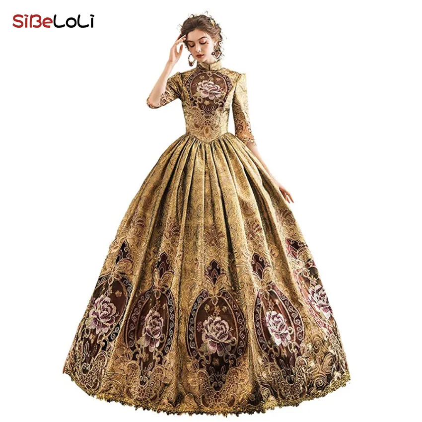 Robe Victorienne Dame Royale Médiévale Renaissance Victorienne Robe De Bal Robe Gris Robe Bal Victorienne