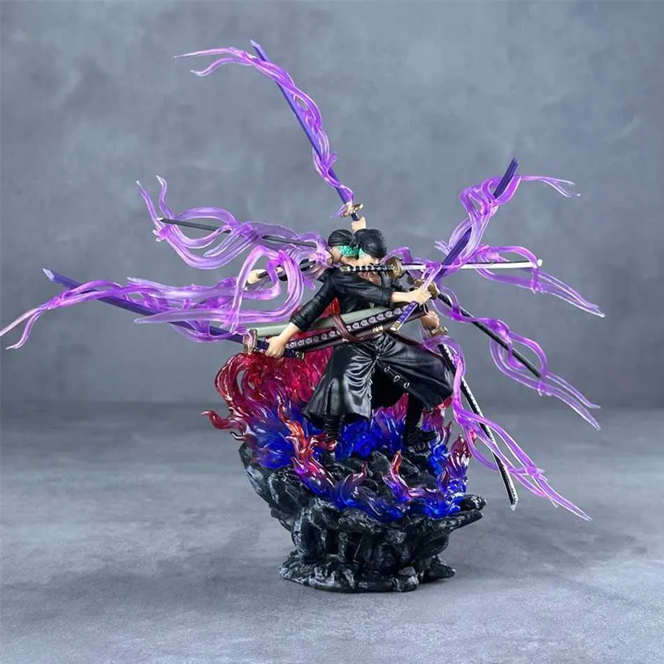 One Piece Zoro Ashura Action Figure - 24cm Anime GK Figurine