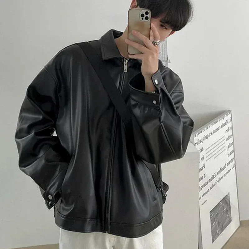 ジャケット・アウター RETRO FAKE LEATHER JACKET RETRO FAKE LEATHER JACKET