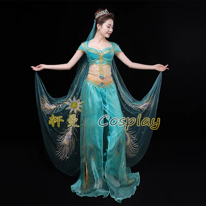 princess jasmine birthday dress Princess Jasmine Turquoise Dress for Kids Everyday Costume  Princess Twirl