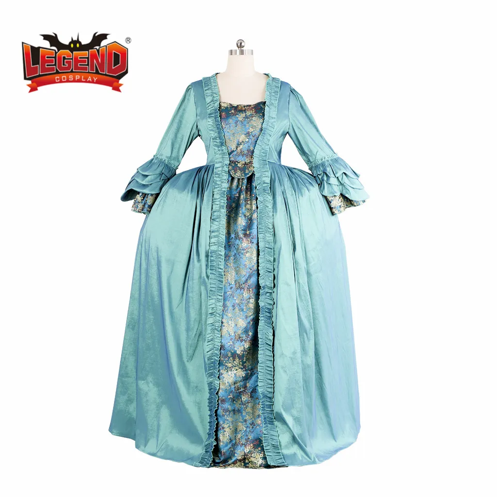 Marie Antoinette Historical Dress for Women Polyester Costume Set in Royal  Blue from Dhgate Others Apparel - price 123.31
