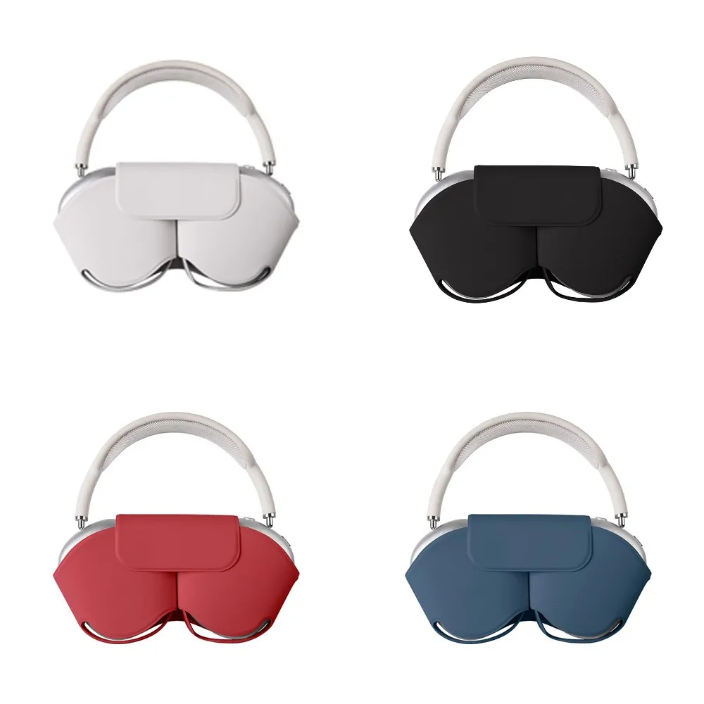 For Airpods Max Protective Cases Soft PU Leather Covers Compatible