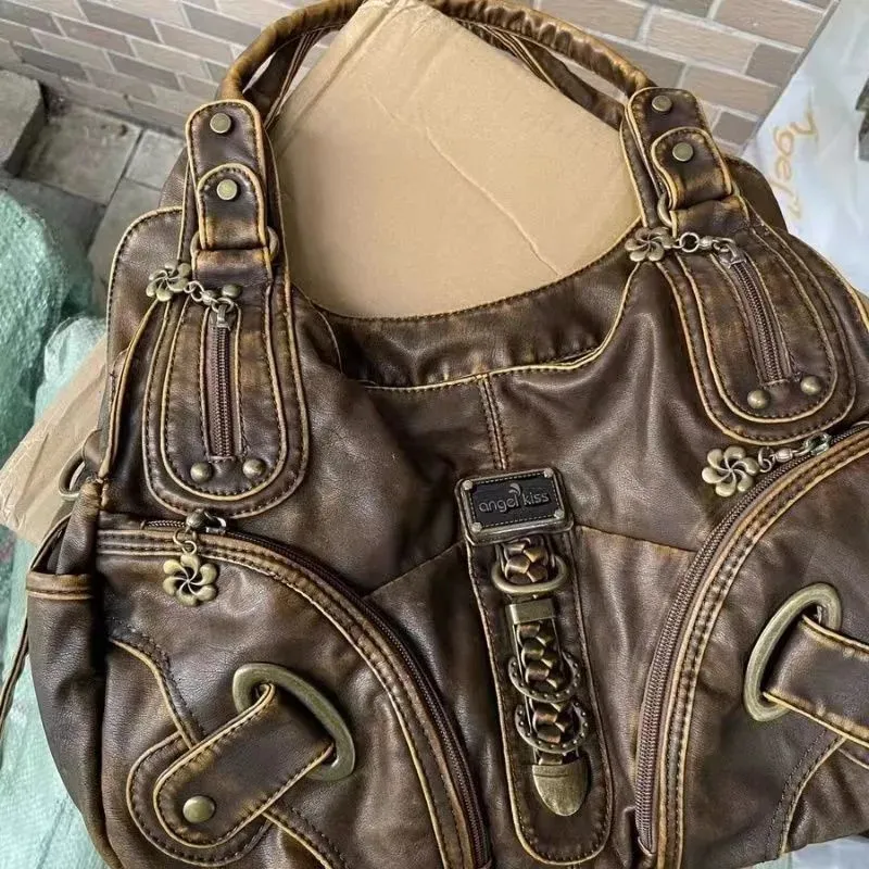 バッグ botkier archive y2k bag shoulder brown DHgate.com:Vintage Brown Y2K Style Shoulder Bag - Large