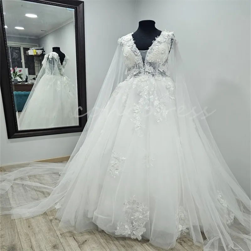 Ethereal Fairy Boho Wedding Dress Cape Sleeves A Line Tulle Lace Bohemian  Bridal Dress Civil Country Beach Bride Gown Elegant Vestio De Novia 2025  From Cohodress, $106.7 | DHgate.Com