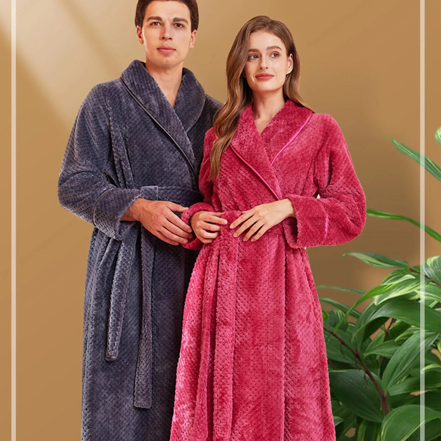 white christmas dresses Plum & Warbler Long Cotton Kimono, Black