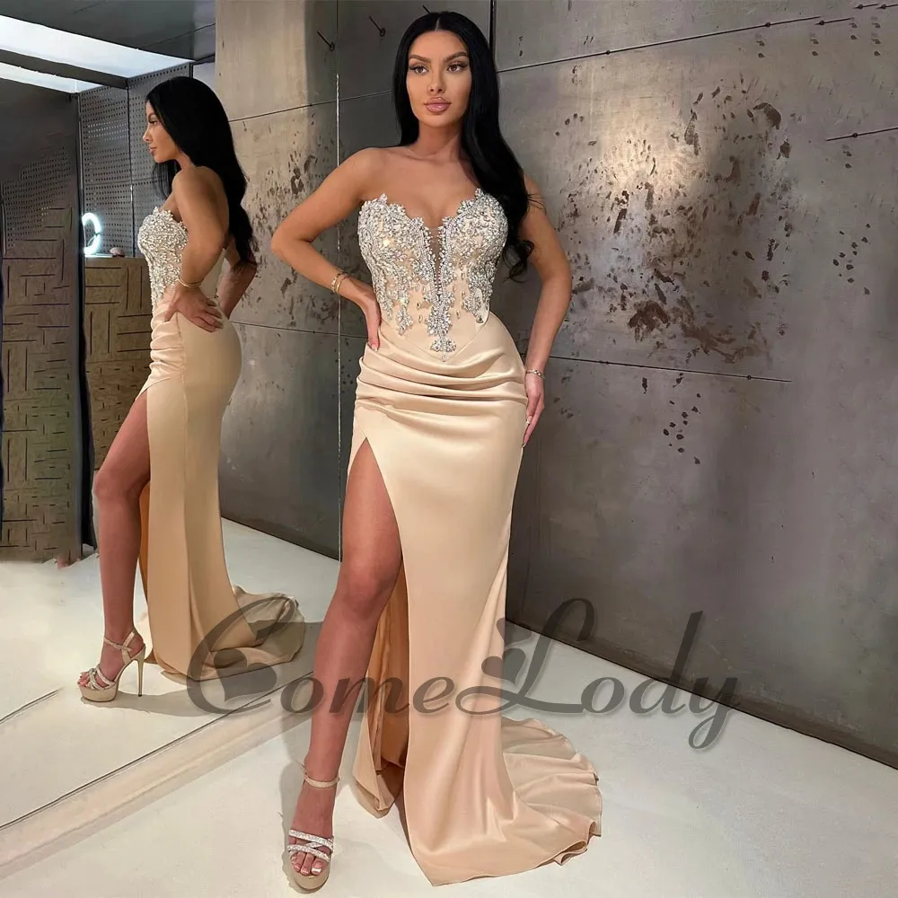 high end party dresses with custom fits Prom Fitting Moments with Your Bestie: Matching Silver & Gold Dresses