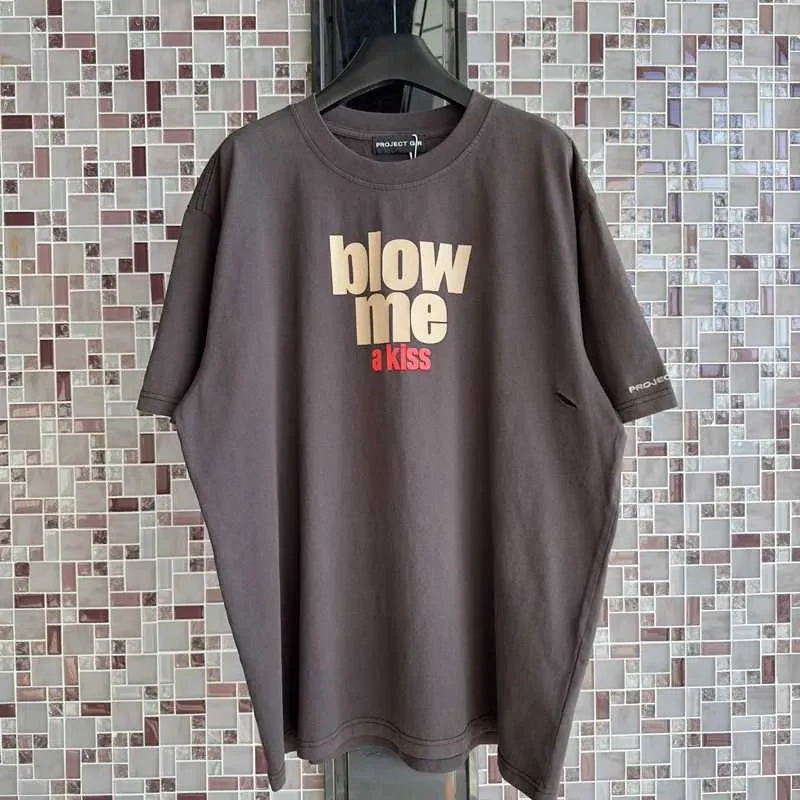 PROJECT G/R BLOW ME WASHED T-shirt