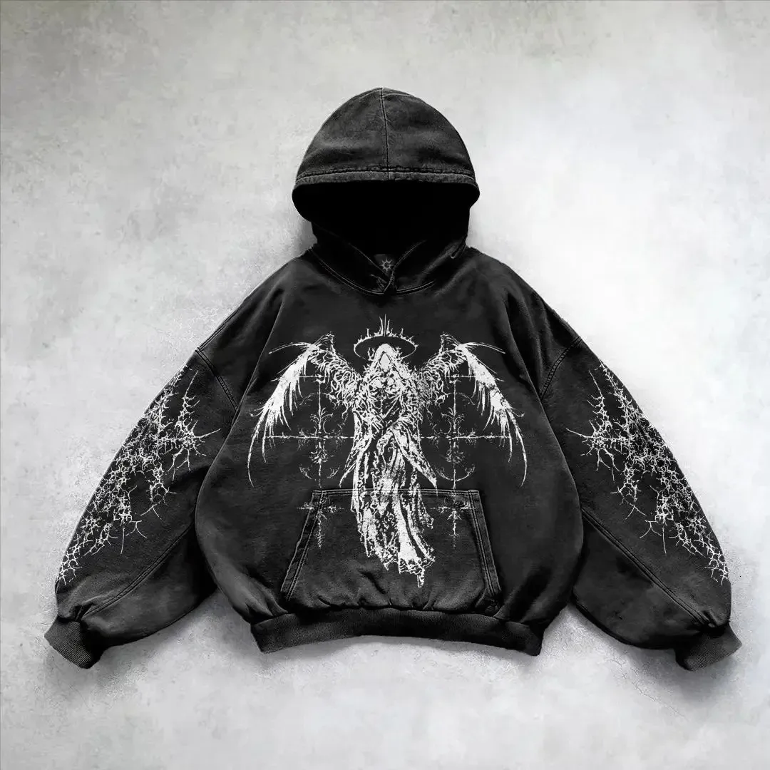 American Street Retro Y2K Hoodie Loose Oversized... From Zara04 Vendor, $18.41 | DHgate.Com