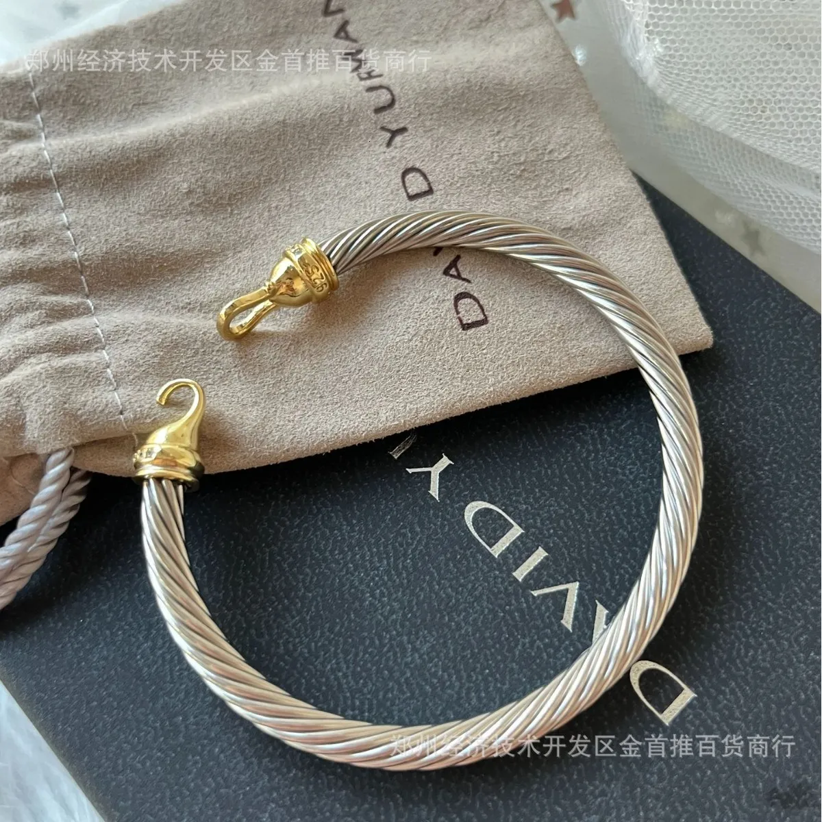 Designer Davids Yermans Yurmams Fashion Jewelry 5mm Jewelry with Diamond Hook Head