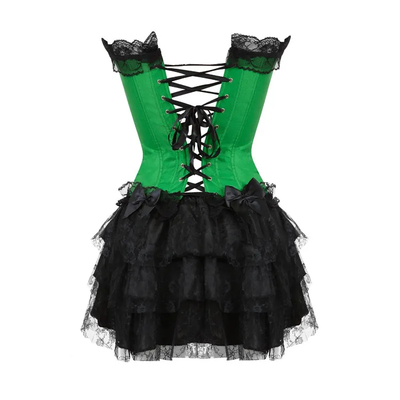 flowy dress types Gothic Sage Green Sequin Dress with Corset Bodice – Strapless Glitter Dress with Overskirt and Tulle Plus Size