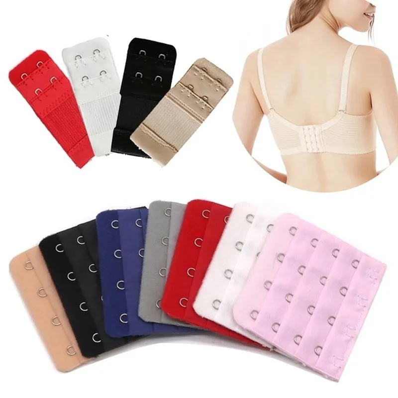 Bra Extender Elastic Tightness Cofortable Adjustable Extension Bra Extender 4 Hook Hooks And Eye Tape - Swiwear Adjuster And Bra Hook Price