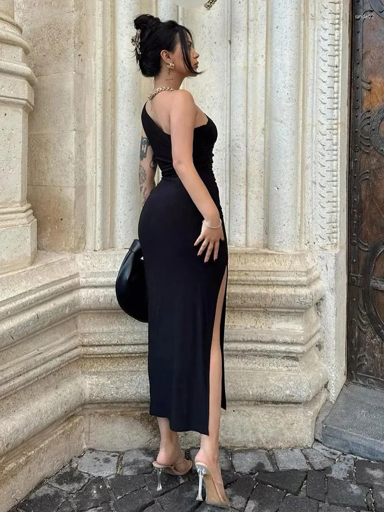 Black Sleeveless Backless Maxi Dress for Women Summer Casual Slim Fit  Ankle-Length Polyester Dress with Flutter Sleeve and Peplum from Dhgate  Basic & Casual Dresses - price 24.69